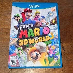 Nintendo Super Mario 3D World - Blue Wii U game